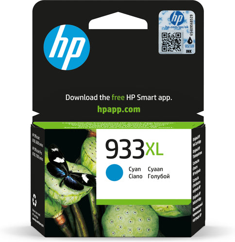 HP 933XL High Yield Cyan Original Ink Cartridge HP 933XL High Yield Cyan Original Ink Cartridge